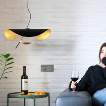 Nordic lamp restaurant chandelier modern simple designer model room creative personality living room art flying saucer chandelier