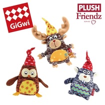 Gigwi expensive doll series dog plush hat voice toy Teddy puppy small dog cute toy