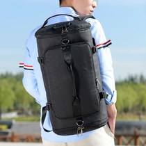 Travel Bag Mens shoulder bag large capacity travel backpack Mens Fitness Cross bucket bag trend Outdoor Leisure