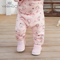 English girls leggings baby autumn pants baby baby cotton warm casual trousers autumn and winter 10892692