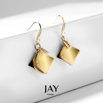 JAY advanced sense light luxury square earrings New ins tide girl temperament earrings 2021 niche design sense ear ornaments