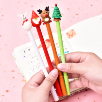 Christmas gift cute cartoon Christmas series gel pen creative hipster student water pen office signature pen examination pen stationery