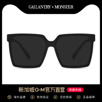 Sunglasses women 2021 new summer sunglasses big face thin anti-UV strong light glasses trendy men driving