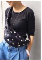 Taiwan Direct Delivery CIPU Mother Bag Black Gold Pocket Round Control Mummy Bag Baby Car Hanging Bag Cart Large Capacity