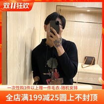 BROTHER autumn homemade mens vintage character print hooded top East Gate fashion sweater mens tide