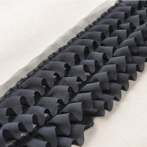 Multi-color multi-layer three-dimensional chiffon pleated clothing lace accessories cake skirt Puff skirt semi-finished lace