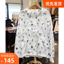 TW bear letters hooded sunscreen women 2020 Summer new womens TTJJ202501B