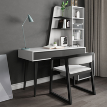 Desk bookshelf integrated bedroom computer desk bookcase modern simple Nordic style small household furniture