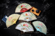Anita Wood Fan Custom Spanish Group Dance Fan Bifacial Multicolored Optional Classical Folding Fan Walking Show