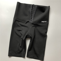 Summer thin anti-walking light outer wear belly shaped high waist belly beam belly safety pants to waist Barbie pants