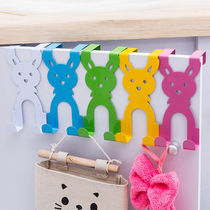  Behind the door hook stainless steel coat hanging clothes rack key door coat cabinet strong hook hanging clothes hook free punching