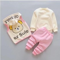 0-1 year and a half 3-6 to 12 months male and female babies 7 autumn and winter suits Baby girl autumn 5 clothes 8 cotton 9 clothes 10 tide