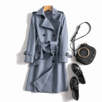 Pennys favorite trench coat classic and atmospheric double-breasted long trench coat for women