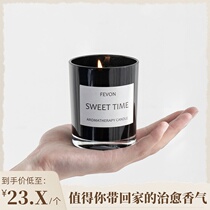FEVON Scented candle Smoke-free low temperature soy wax Birthday gift box set Purify the air Household girls