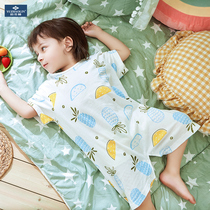 Childrens one-piece summer baby home thin clothing air conditioning clothes Boy and girl pajamas Short sleeve baby summer clothes