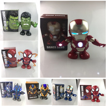 Douyin with the same Dancing Iron Man wasp spider robot Electric Music lighting stall toy cross-border