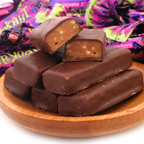 Russian original imported purple skin sugar New year goods KDV fruit sandwich almond New Year snacks