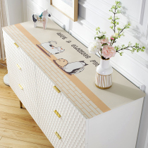 Shoes cabinet mat table top waterproof anti-oil wash table cloth cover towels cover cloth rectangular Xuanguan bucket cabinet TV cabinet table mat
