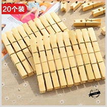 Multi-purpose clothes jacket bamboo sockkitchen clampdrystalwood fixed wood single clip