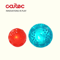 Caitec American dog toy More bite-resistant flash ball Silent can throw molars Walking dog good product does not float