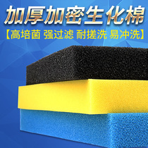 Fish tank filter cotton material special fish pool viewing fish sponge aquarium nitrate purification of black sea cotton tap water