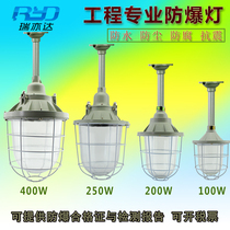 New dawn explosion-proof light led gas station special warehouse factory factory chemical plant 100W industrial fluorescent lamp garage