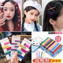 Hyun-ya flower hairpin bangs hairpin Korean ins net red female side clip color small clip girl headdress clip
