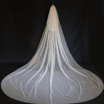 Starry Sky net red blingbling twinkling fumbling with the same bridal bride wedding tug-head yarn photoshoot
