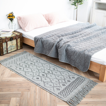 ins living room ground mat carpet bedroom bedside blanket strip floating window cushion tatami mat window sill cushion machine washable anti-slip