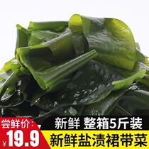 Fresh wakame 5kg whole box wholesale dry low fat Korean dry wakame salted kelp buds ready to eat