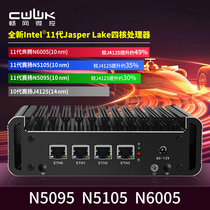 Brisk N5095 N5095 N5105 N6005 soft routing mini host 2 5G network card M 2 NVMe solid HDMI2 0 Love Fast OpenWrt
