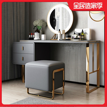Italian minimalist dressing table storage cabinet integrated multi-function postmodern makeup table simple bedroom small household