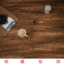 Photo Props Photography Background Paper PVC Old Haitang imitation wood grain shooting Background cloth INS retro gourmet food background