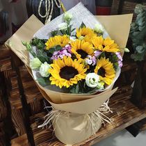 Mothers Day Fresh bouquet Sunflower Flowers Flowers in Changsha Express Tongcheng Zhuzhou Xiangtan Chenzhou Yiyang Flower Shop Birthday