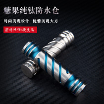 Pure titanium waterproof chamber sealed tank titanium alloy portable portable portable portable box outdoor EDC supplies waterproof tank