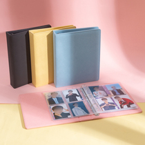 Four-grid card book Custom loose-leaf card storage card collection book Small card storage book Star chase Four-grid Love bean album Through-card card book collection book Small book storage folder Album inner page 4-grid