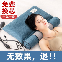 Ai straw buckwheat cervical pillow sleep special pillow to help the sleepy cylindrical pillow round neck pillow is not repaired