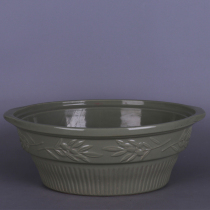 Factory goods ceramic color glaze fish type flower pot antique porcelain play Dong ornaments collection Old study home accessories