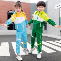 Kindergarten garden clothes spring and autumn children primary school uniform suit suit autumn sports meeting first grade class clothes