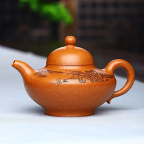 One yuan from the beginning of the research high-tech Jiang Xiaoyan Guogong Xu Jianping Huaying Crab Yellow Section 380cc purple clay pot g