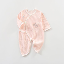 Baby Shang Newborns Butterfly Clothing Summer Infant Jumple 0-6 Month Male and Female Baby Cotton Boneless Ha Clothes