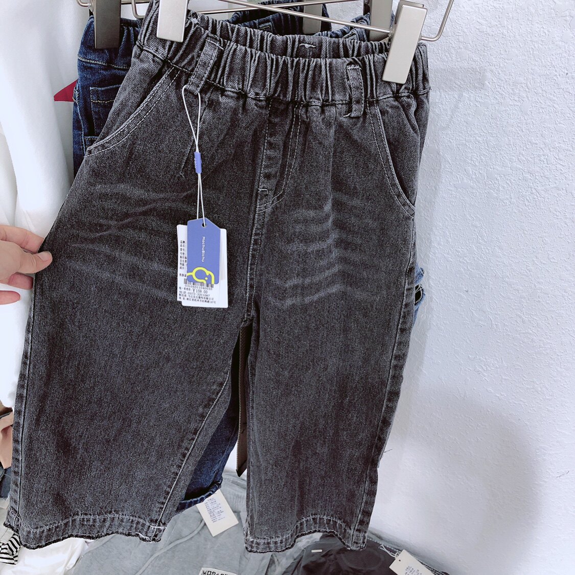 Girl Wide Leg Jeans Trendy Pants Fall New Korean Version Children 100 Hitch Loose Casual Long Pants Straight pants