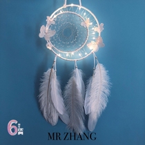 MR ZHANG original dreamnet light birthday girl Indian feather hanging decoration artistic gift Requins wind