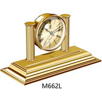 Spanish EL-CASCO Kaske plated 23k gold silver table bell alarm clock upscale business desktop gift
