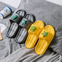 Shoes off fashion in tide - hundred and sandal slippers 2021 new cartoon cute lady outer wearing home