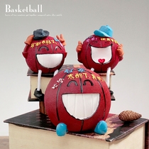 Creative cartoon smile expression basketball savings piggy bank home decorations childrens birthday gifts