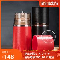 Multi-function manual outdoor portable mini hand-brewed specialty coffee grinding and brewing all-in-one pot Coffee machine