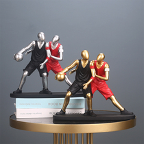 Nordic basketball character office decoration ornament home TV cabinet net red desktop decoration simple and modern
