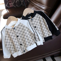 Baby cardigan 2022 spring new childrens thin coat baby jacket 1-3 years old children out of clothing 1149