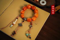 (Swallow Zhenpin) Swallow sister original design old beeswax hand old beeswax handstring can be customized with the same set